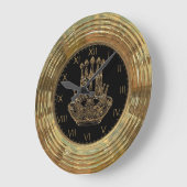 Royalee Seymour Time Piece Große Wanduhr (Winkel)