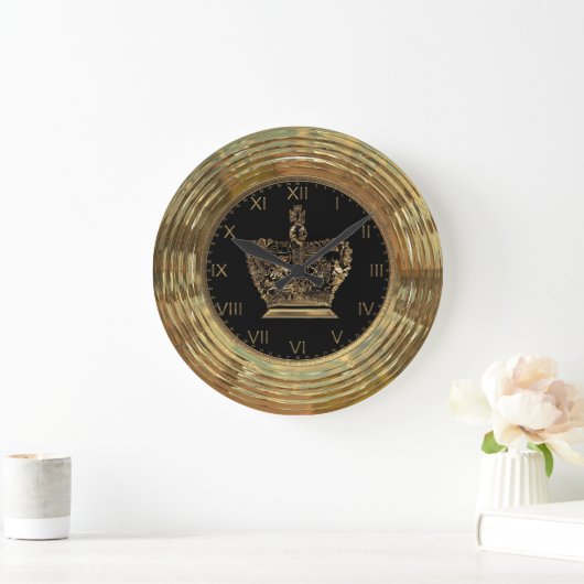 Royalee Time Piece Große Wanduhr (Zuhause)