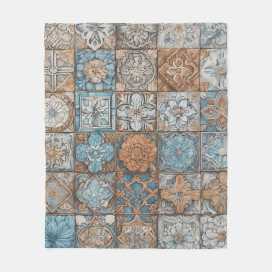 Royals Art Muster Fleecedecke (Vorderseite)