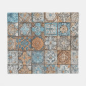 Royals Art Muster Fleecedecke (Vorderseite (Horizontal))
