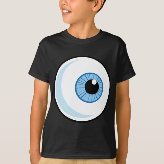 Royalty-Free-RF-Copyright-Safe-Blue-Eye-Ball EYEBA T-Shirt (Vorderseite)