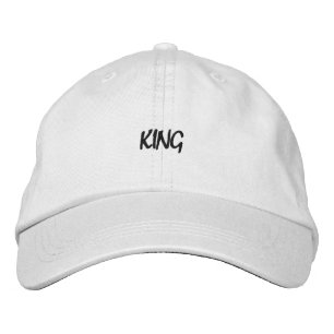 Royalty Inspiriert White King Men Stickerei Cap Bestickte Baseballkappe