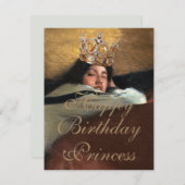 Royalty ist so Posh Happy Birthday Princess (Vorne/Hinten)