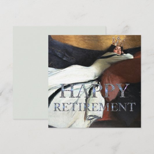 Royalty ist so posh Happy Retirement (Vorne/Hinten)