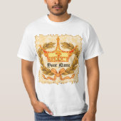Royalty King Crown Vater T-Shirt (Vorderseite)