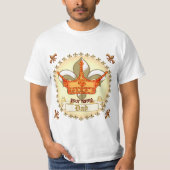 Royalty King Crown Vater T-Shirt (Vorderseite)