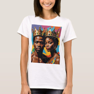 Royalty King und Queen Bold Art T - Shirt