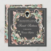 Royalty Regency Era 16 . Geburtstag Einladung (Vorne/Hinten)