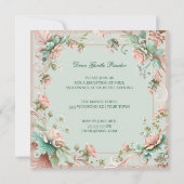 Royalty Regency Era 16 . Geburtstag Einladung (Rückseite)