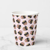 Royalty Rottweiler Dog Pappbecher (Rückseite)