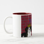 Royalty Rules King Cavalier 11 oz Zwei-Tone-Tasse Zweifarbige Tasse (Links)