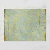 Royalty Save the Date Ankündigungspostkarte (Rückseite)