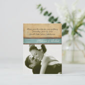 Royalty Save the Date Ankündigungspostkarte (Stehend Vorderseite)