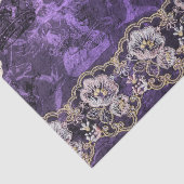 Royalviolett Seidenpapier (Detail)