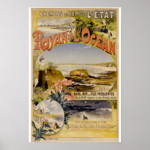 Royan sur L'Ocean Beach Poster
