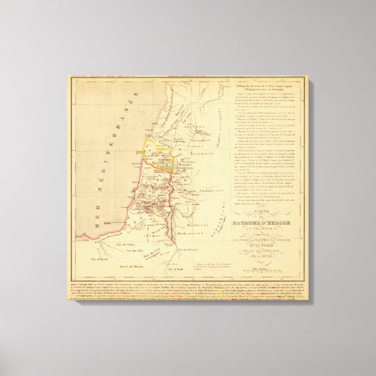 Royaume d'Herode Leinwanddruck (Vorderseite)