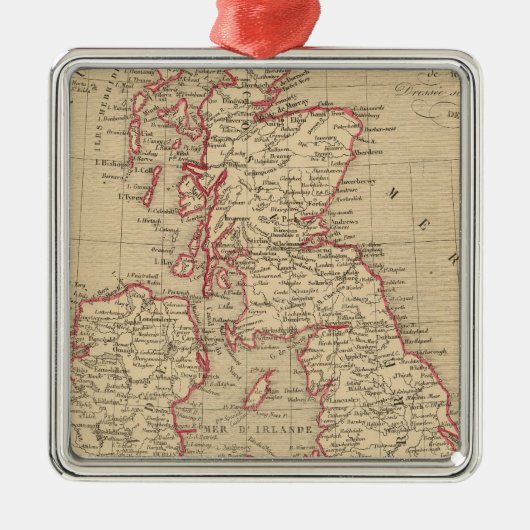 Royaume Uni, Angleterre, Ecosse Silbernes Ornament (Vorne)