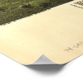 Royersford Pennsylvania 1893 Antike Panoramakarte Poster (Ecke)