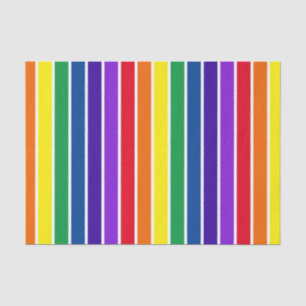 ROYGBIV gestreift Seidenpapier