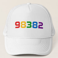 ROYGBIV Regenbogen färbt Postleitzahl besonders