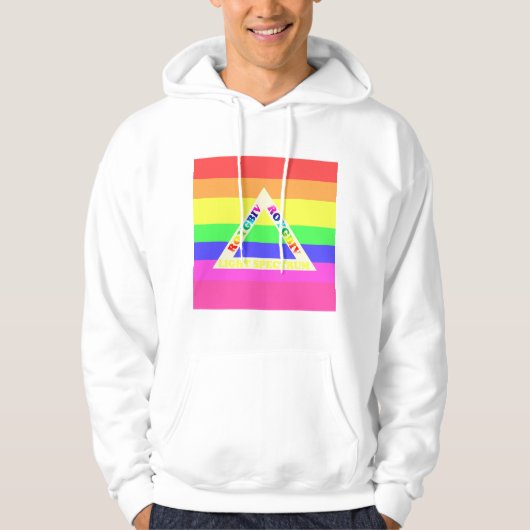 ROYGBIV Spektrum des weißen Lichts Hoodie (Vorderseite)