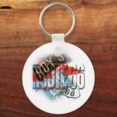 Roy's Cafe Motel - Route 66 Schlüsselanhänger (Vorderseite)