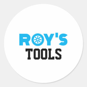 Roy's Tools Classic Round Aufkleber