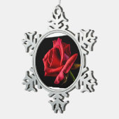 Roz Dijain Schneeflocken Zinn-Ornament (Rechts)