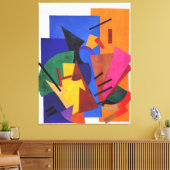 Rozanova - Flug eines Flugzeugs, Leinwanddruck (Insitu (Wohnzimmer))