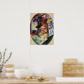 Rozanova - Friseursalon 1915 Poster (Küche)