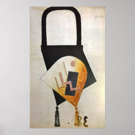 Rozanova - Gestaltung der Frauentasche 1917 Poster