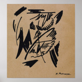 Rozanova - Gewerkschaft der Jugend 1913 Poster