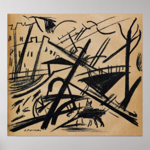 Rozanova - Gewerkschaft der Jugend 1913 Poster