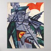 Rozanova - Jack des Herzens 1915 Poster (Vorne)