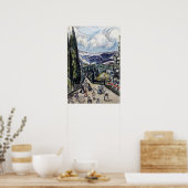 Rozanova - Krimlandschaft 1913 Poster (Küche)