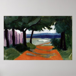 Rozanova - Landschaft 1909 Poster