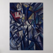 Rozanova - Landschaftsfuturkomposition 1913 Poster (Vorne)