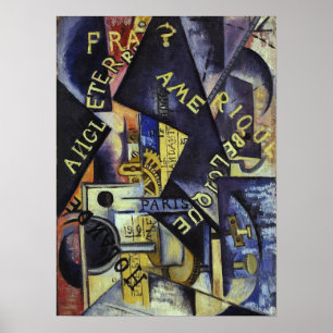 Rozanova - Metronom 1915 Poster