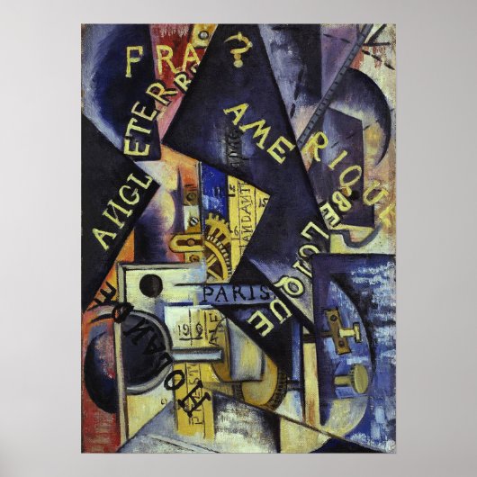 Rozanova - Metronom 1915 Poster (Vorne)