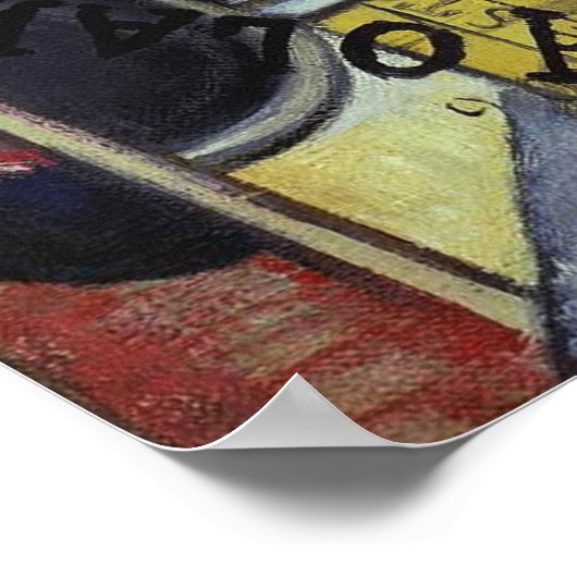 Rozanova - Metronom 1915 Poster (Ecke)