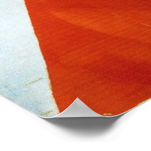 Rozanova - Nichtobjektive Zusammensetzung 1917 Poster (Ecke)