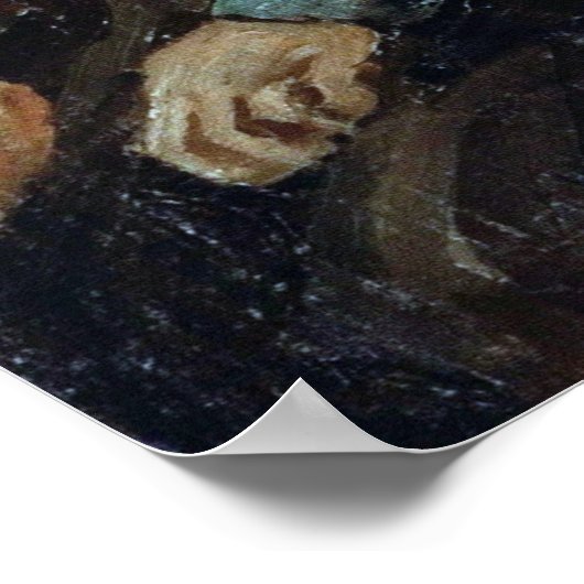 Rozanova - Portrait der Frau 1907 Poster (Ecke)