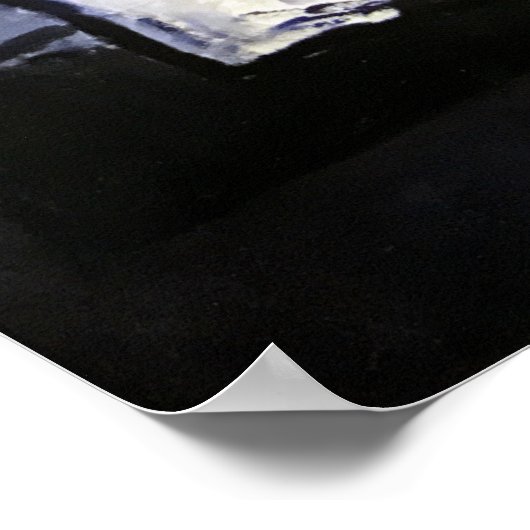 Rozanova - Portrait eines Mädchens 1911 Poster (Ecke)