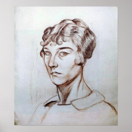 Rozanova - Selbstportrait 1917 Poster