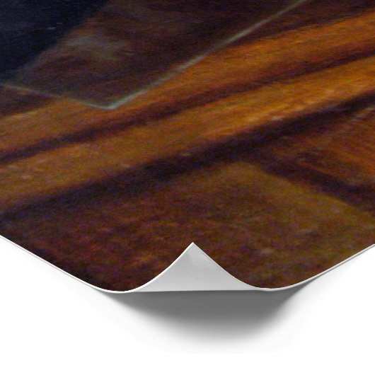 Rozanova - Sideboard mit Geschirr 1915 Poster (Ecke)