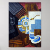 Rozanova - Sideboard mit Geschirr 1915 Poster (Vorne)