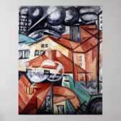 Rozanova - Stadtbild 1912 Poster (Vorne)