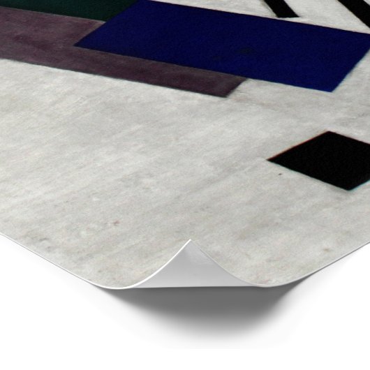 Rozanova - Suprematismus 1916 Poster (Ecke)