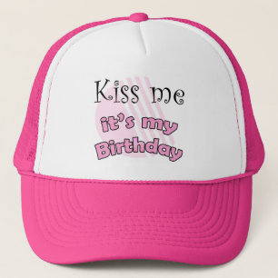 Roze küsst mich, dass es mein Geburtstag ist Truckerkappe