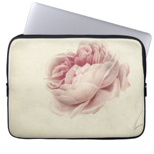 Roze Roos (1792) - Zeitlose Vintage botanische Kun Laptopschutzhülle